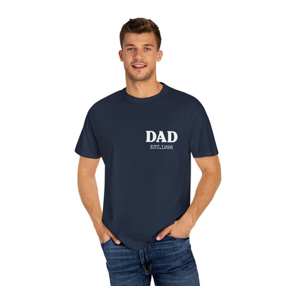 Dad Est Year Shirt,  Birthday Gift for Daddy, New Dad Gift Idea,Matching Dad & Daughter, Fathers Day Gifts from Daughter, Dad of Girls Tee