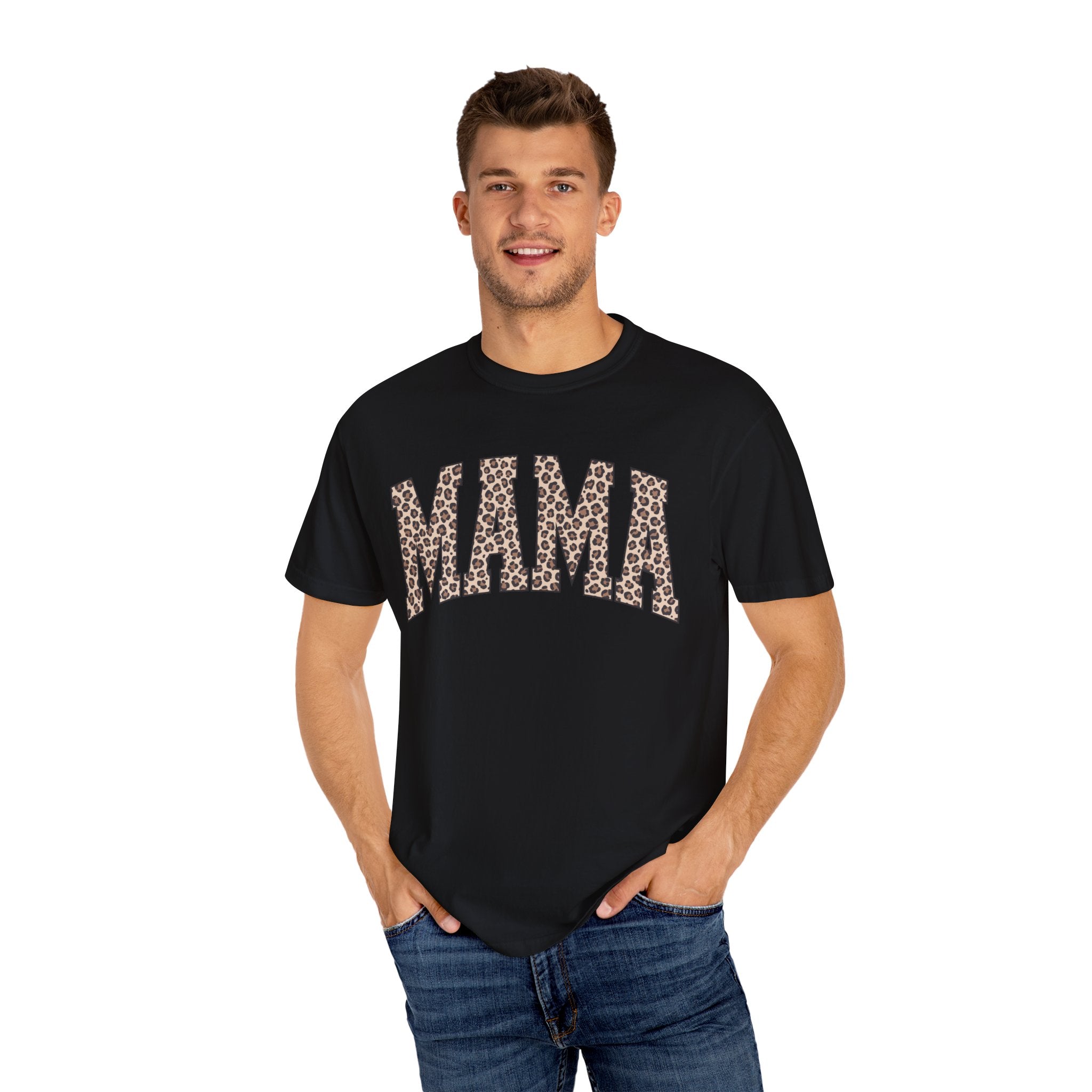 Comfort Colors® Leopard Mama Shirt, Gift For Mom, Mama Shirt, Mothers Day Gift, Gift For Mom, new mama gift, gift for her, gift for him