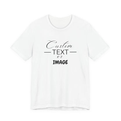 Custom Bell Canvas T Shirt, Personalized Bella Shirt, Custom Unisex Shirts, Custom Shirt, T-Shirt, Custom Logo Shirts, Customizable Business