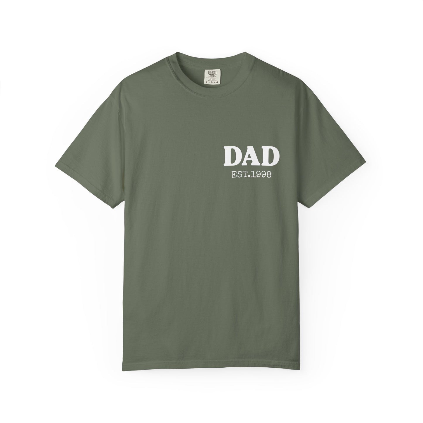 Dad Est Year Shirt,  Birthday Gift for Daddy, New Dad Gift Idea,Matching Dad & Daughter, Fathers Day Gifts from Daughter, Dad of Girls Tee