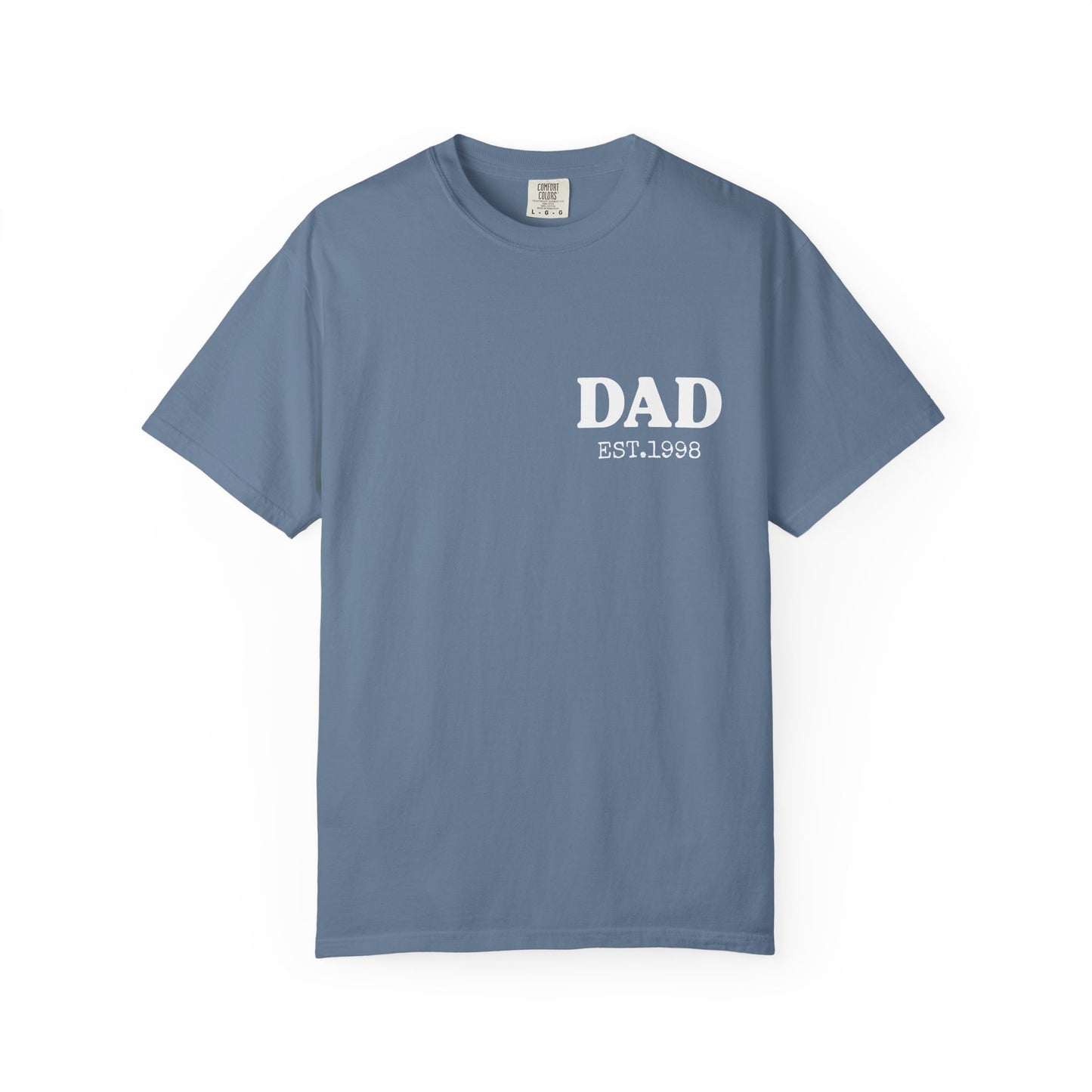 Dad Est Year Shirt,  Birthday Gift for Daddy, New Dad Gift Idea,Matching Dad & Daughter, Fathers Day Gifts from Daughter, Dad of Girls Tee