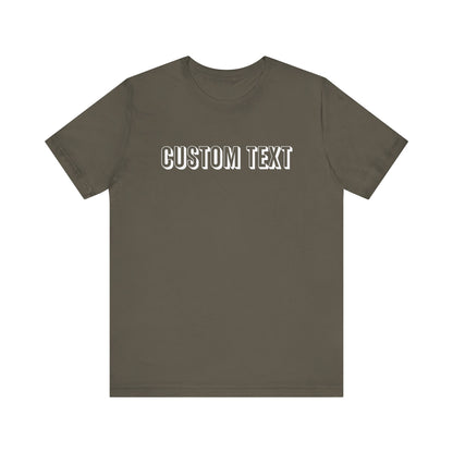 Custom Comfort Colors Shirt, Custom V Neck Shirt, Custom T Shirt, Add Your Own Text, Personalized Shirt , Boho , Adult Shirt, Custom Tee