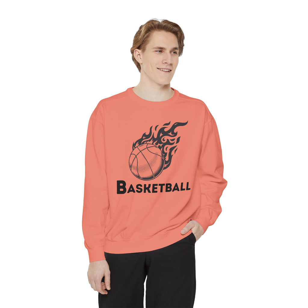 Basketball Player Sweatshirt,Basketball with Ball Sweater, Personalized Sports Outfit, Basketball MOM Gift , BAsketball Sweatshirt