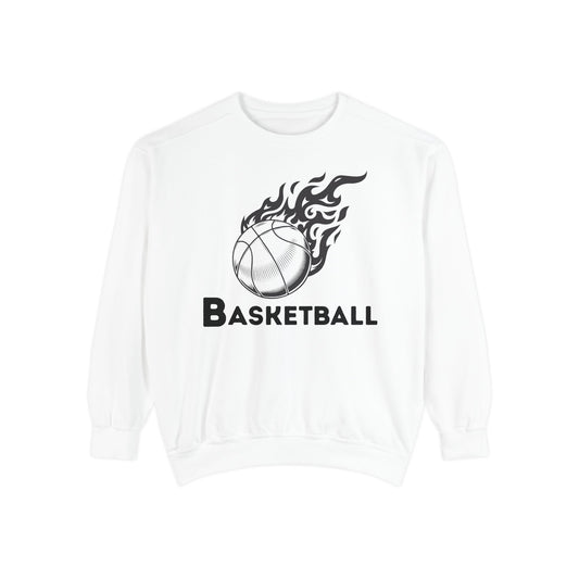 Basketball Player Sweatshirt,Basketball with Ball Sweater, Personalized Sports Outfit, Basketball MOM Gift , BAsketball Sweatshirt