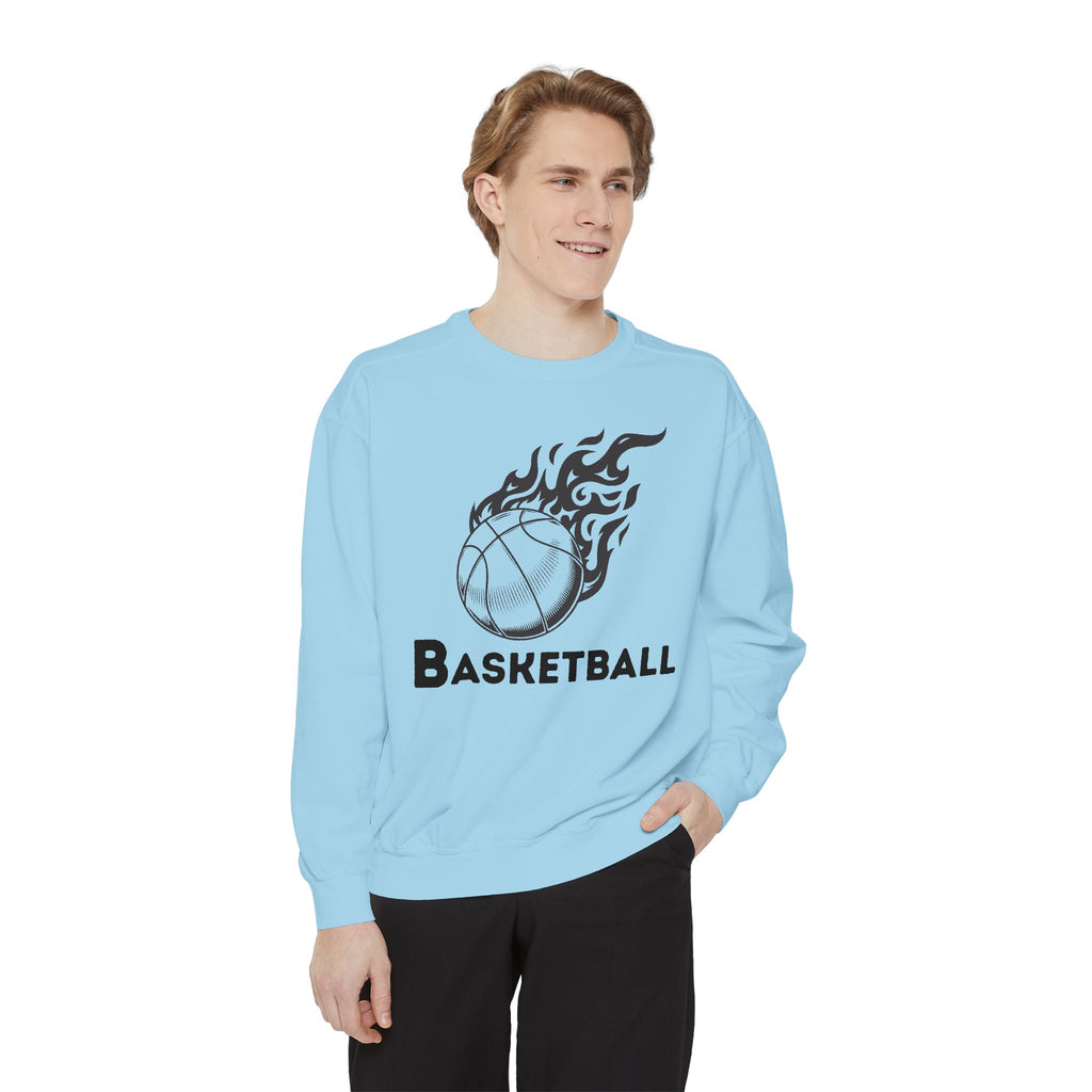 Basketball Player Sweatshirt,Basketball with Ball Sweater, Personalized Sports Outfit, Basketball MOM Gift , BAsketball Sweatshirt