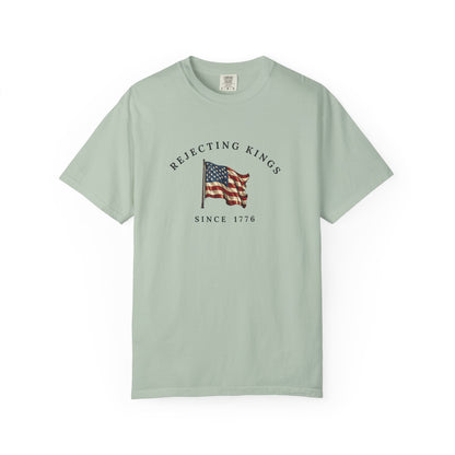 Comfort Colors® Rejecting Kings Since 1776 Protest Shirt, Anti Authoritarianism Shirt,  Pro Democracy Shirt, 4th July America Shirt, gift
