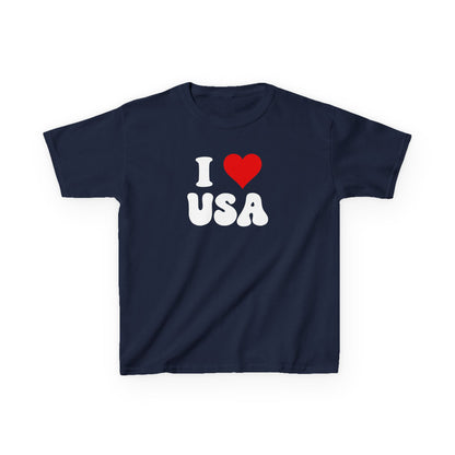 I Love USA T-Shirt, Patriotic Tee, American Flag Shirt, USA Pride, Fourth of July, USA Gift, America Lover,  Red White Blue, gift for her