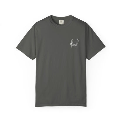 Personalized Dad Shirt, Dad Shirt, Gift for Dad, Dad Tee,  Dad EST Shirt, Dad Custom Shirt, Custom text, Gift for Dad, Father Gift