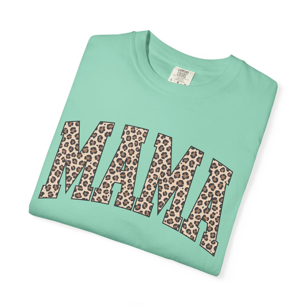 Comfort Colors® Leopard Mama Shirt, Gift For Mom, Mama Shirt, Mothers Day Gift, Gift For Mom, new mama gift, gift for her, gift for him