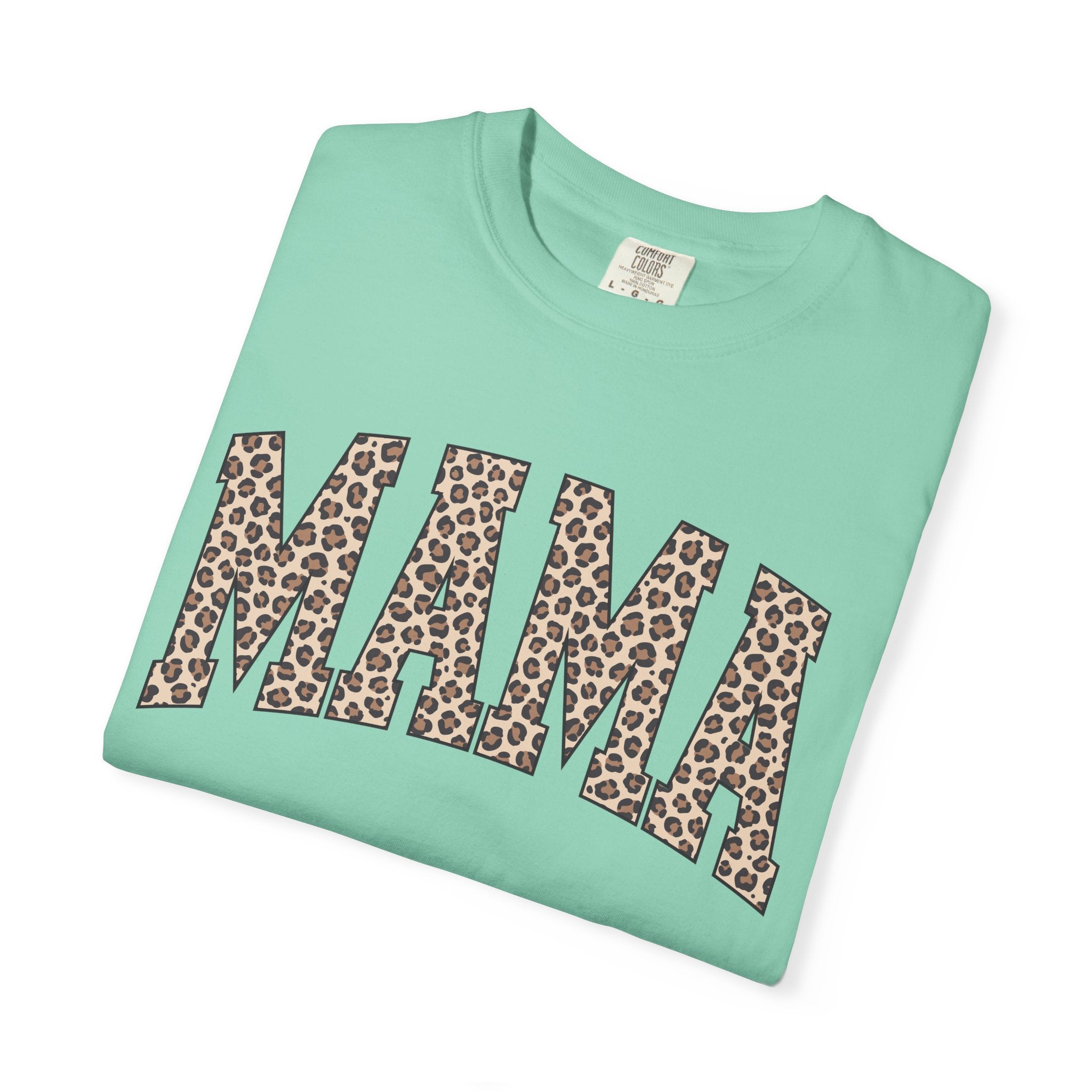 Comfort Colors® Leopard Mama Shirt, Gift For Mom, Mama Shirt, Mothers Day Gift, Gift For Mom, new mama gift, gift for her, gift for him