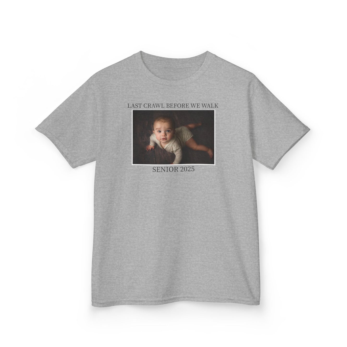 Custom Photo Senior Baby Tee, Last Crawl Before We Walk Grad Baby Tee, Sorority Bar Crawl Shirt, Custom Bar Crawl Tshirt,Custom Photo shirt