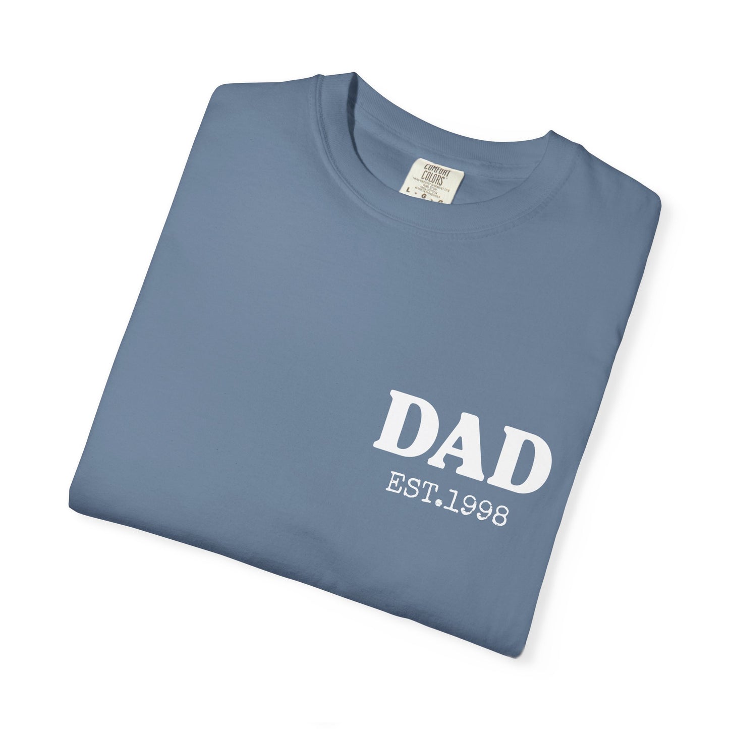 Dad Est Year Shirt,  Birthday Gift for Daddy, New Dad Gift Idea,Matching Dad & Daughter, Fathers Day Gifts from Daughter, Dad of Girls Tee
