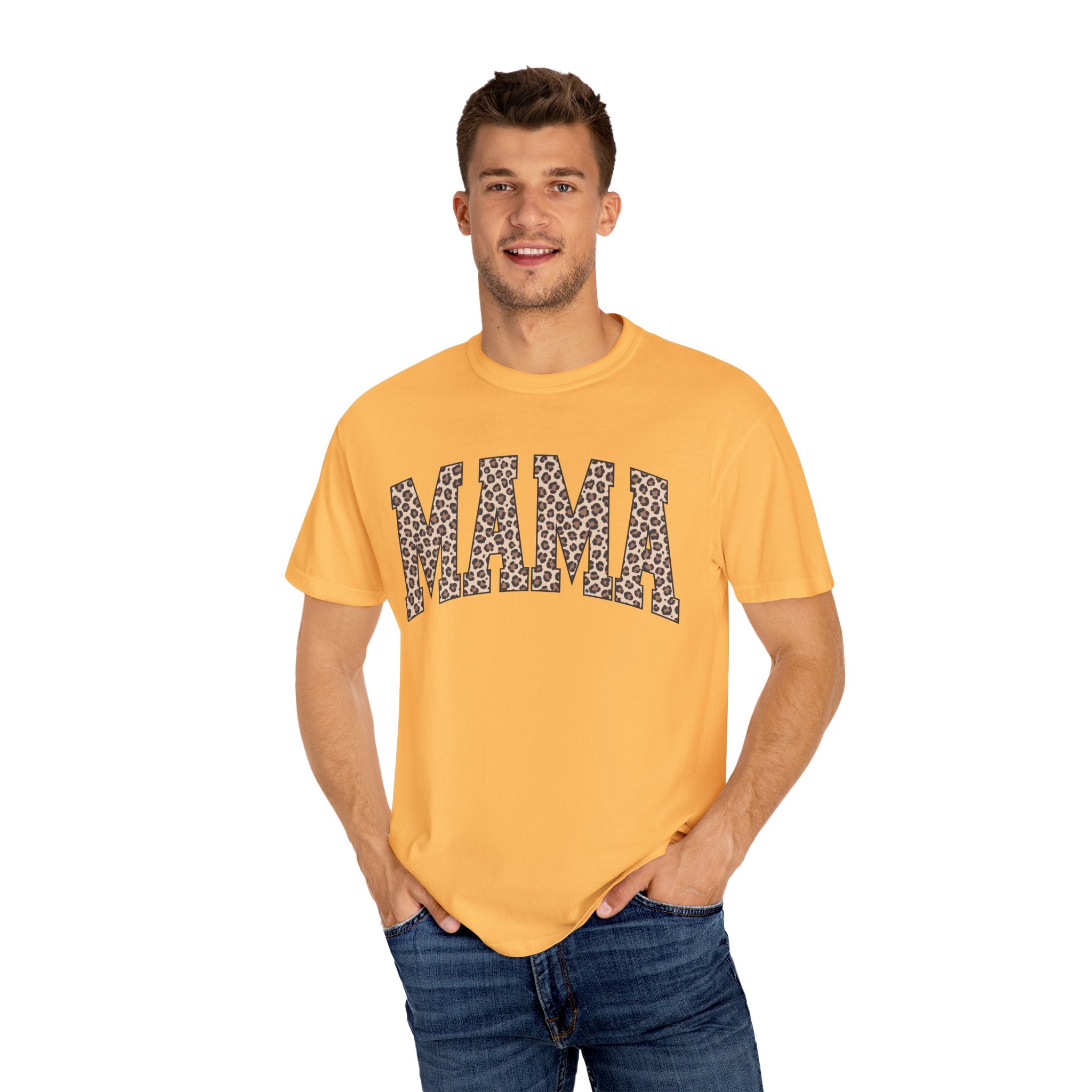 Comfort Colors® Leopard Mama Shirt, Gift For Mom, Mama Shirt, Mothers Day Gift, Gift For Mom, new mama gift, gift for her, gift for him
