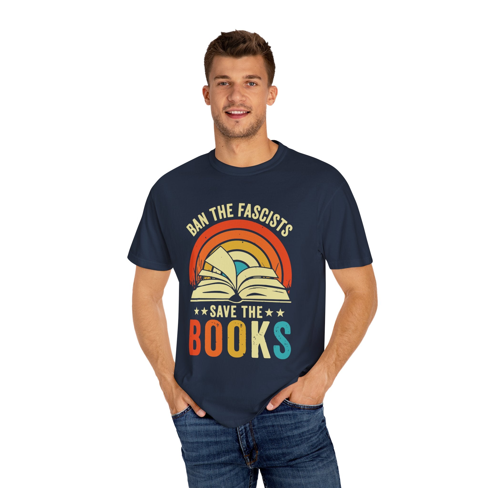 Ban The Fascists Save The Books Shirt, Bookworm Shirt, Gift For Book Lover Shirt, Funny Book Lovers, Book Lover Shirt, Reading Shirt,