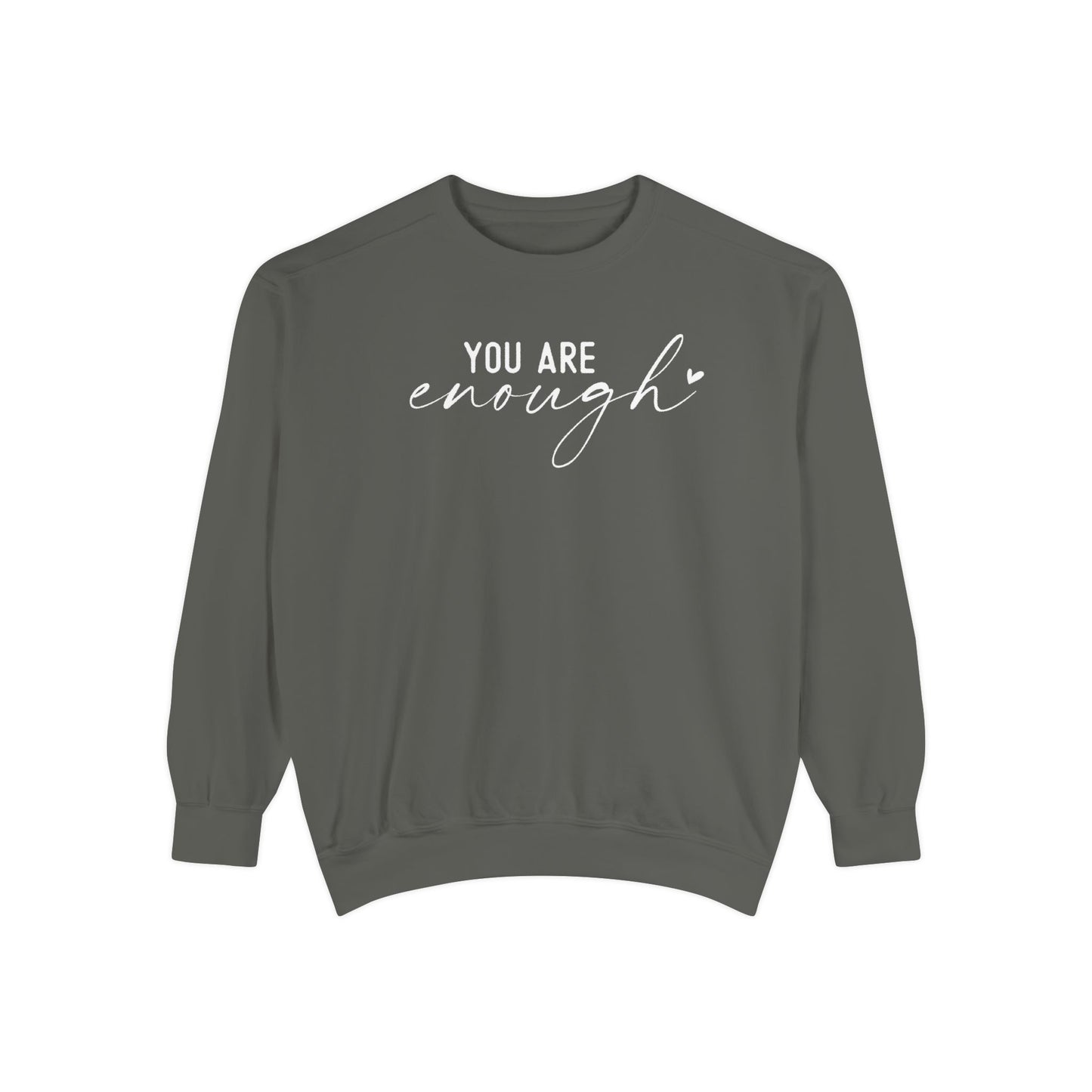 You are Enough Shirt, Front Shirt, Positivity Shirt, comfort color shirt, Gift for mom, you enough for me, sweatshirt