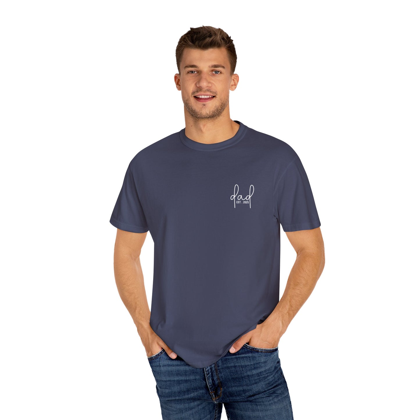 Personalized Dad Shirt, Dad Shirt, Gift for Dad, Dad Tee,  Dad EST Shirt, Dad Custom Shirt, Custom text, Gift for Dad, Father Gift
