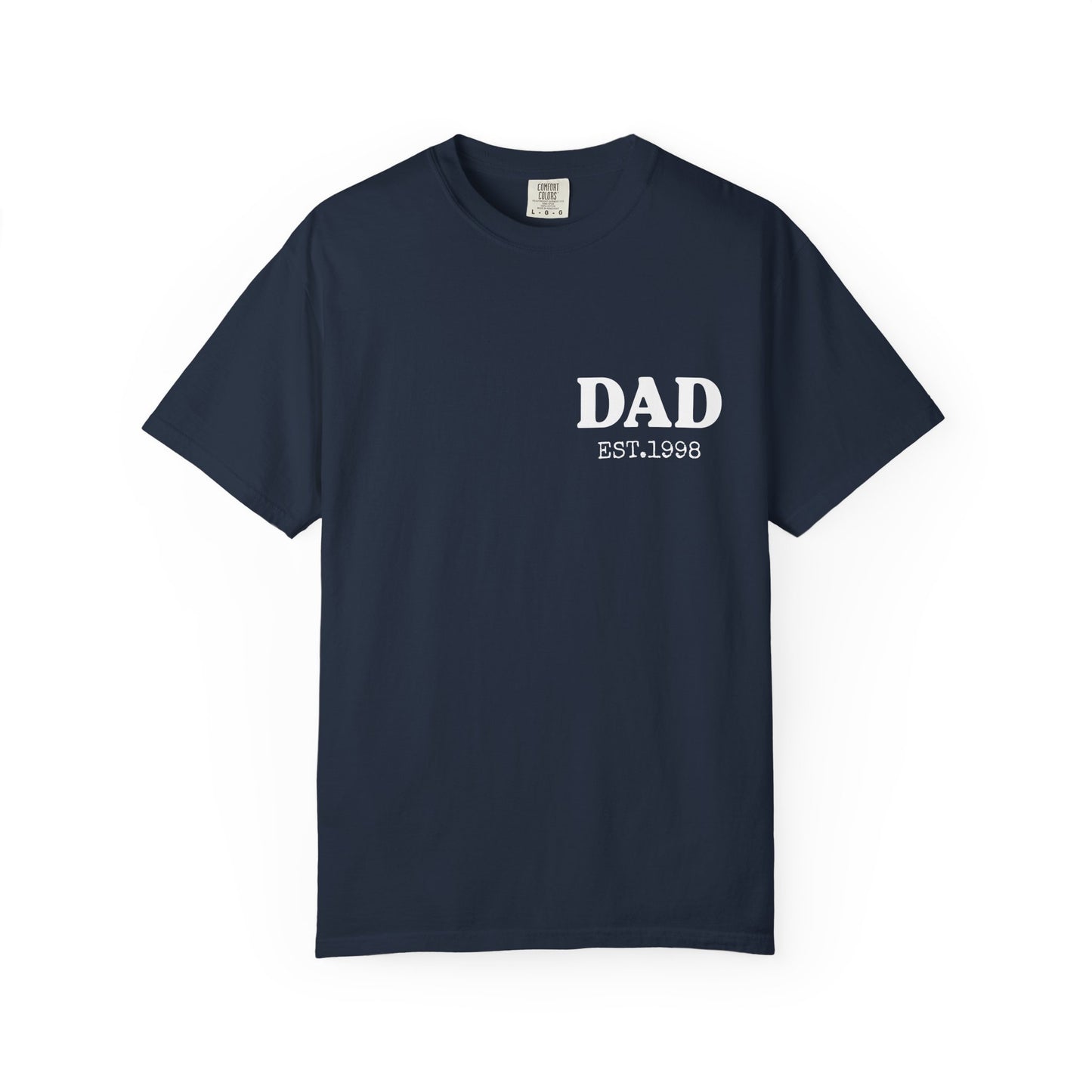 Dad Est Year Shirt,  Birthday Gift for Daddy, New Dad Gift Idea,Matching Dad & Daughter, Fathers Day Gifts from Daughter, Dad of Girls Tee