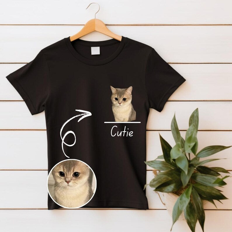 Personalized Pet Shirt, Pet Lover, Cat Mom Shirt, Custom Dog Pullover, Dog Mom Gifts, Custom Pet Shirt,Customized Pet Memorial, gift for her